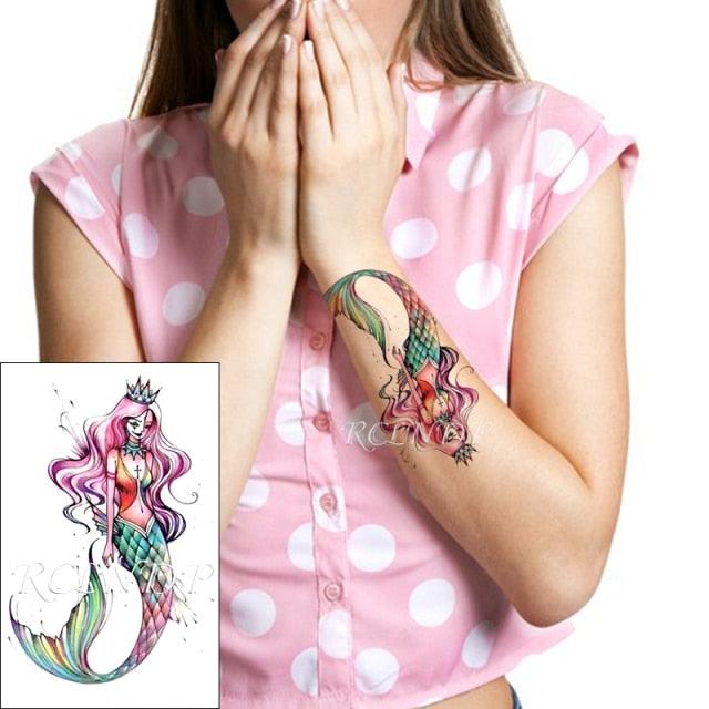 Elegant Waterproof Temporary Butterfly Sticker Tattoo Fake  Halloween Party Tattoo For Woman Girls Stevvex