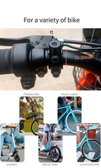 Unique 360 Degree Rotate Bike Rear View Mirror Cycling Accessories Flexible Safety Rear View Mirrors Adjustable Easy Mount Rear View Bike Mirrors Back Right Side Bicycle Mirror For Adult Bikes Stevvex