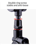Unique 360 Degree Rotate Bike Rear View Mirror Cycling Accessories Flexible Safety Rear View Mirrors Adjustable Easy Mount Rear View Bike Mirrors Back Right Side Bicycle Mirror For Adult Bikes Stevvex