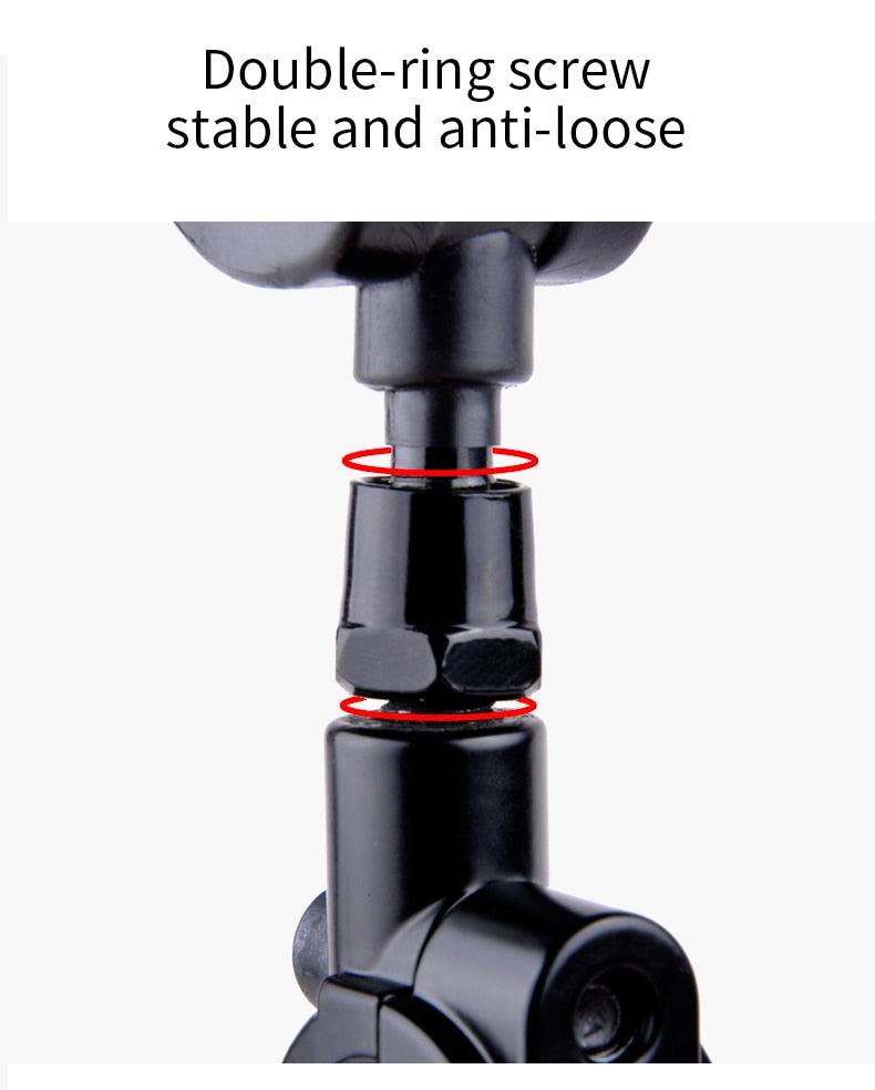 Unique 360 Degree Rotate Bike Rear View Mirror Cycling Accessories Flexible Safety Rear View Mirrors Adjustable Easy Mount Rear View Bike Mirrors Back Right Side Bicycle Mirror For Adult Bikes Stevvex