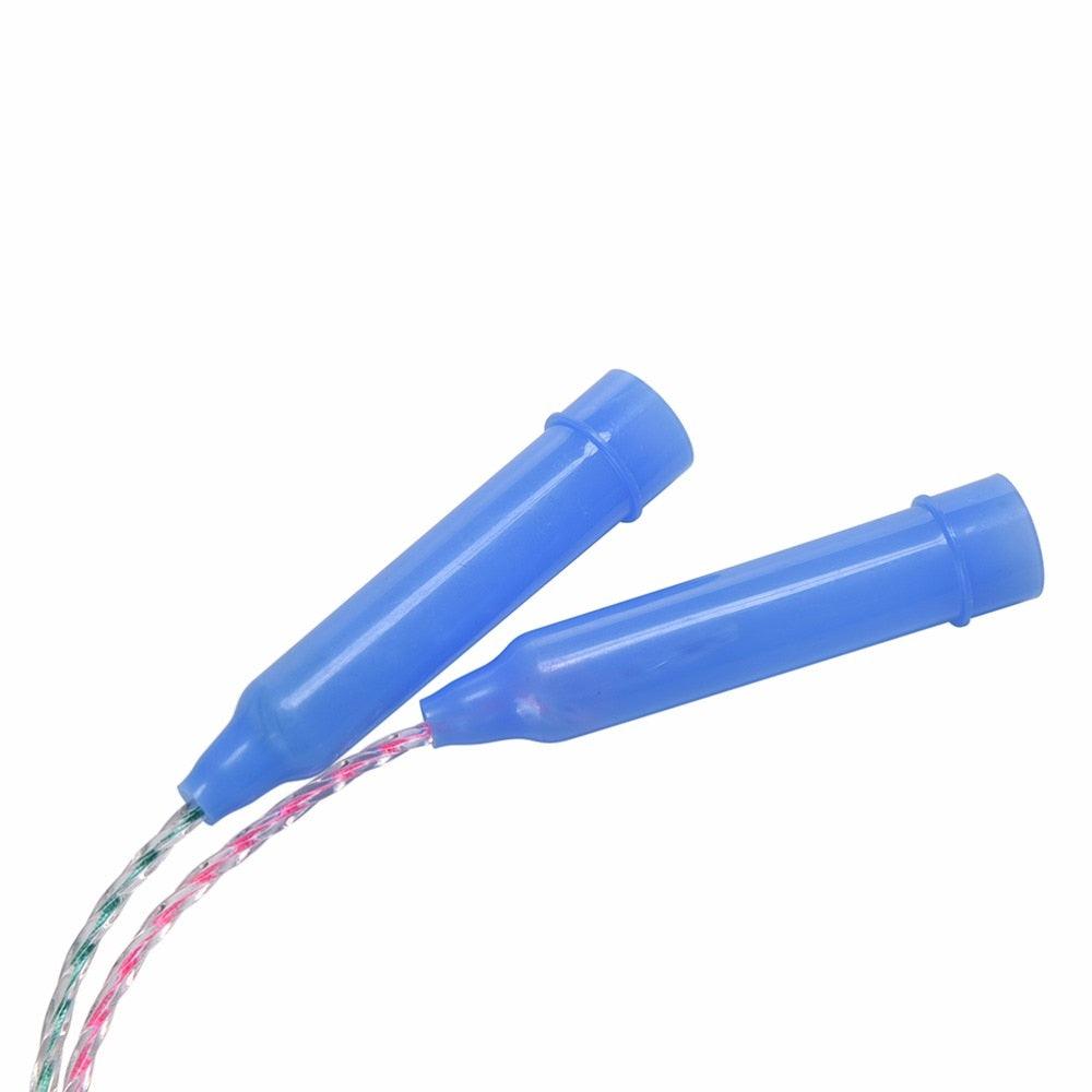 Plastic Skipping Fitness Exercise Gym Workout Boxing Jump Speed Sports Rope Simple Jump Rope Soft Beaded Skipping Rope For Kids Adults Plastic Segmented Jump Rope 2m Stevvex