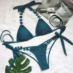 PAYASEN Rhinestone Bikini - Crystal Diamond Swimsuit for Women