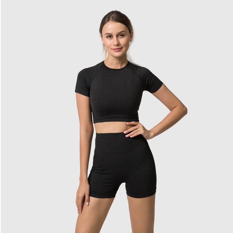FlexFit Seamless Women’s Yoga Set: Comfort & Style - SJB-DIAMOND ELITES