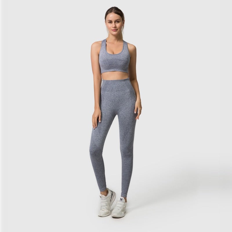 FlexFit Seamless Women’s Yoga Set: Comfort & Style - SJB-DIAMOND ELITES