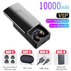 Wireless Earbuds With Microphone Bluetooth 5.1 Headphones in-Ear Touch Control Hi-Fi Stereo Sound Earphones Excellent Playing Time Deep Earphones Bluetooth Wireless Charging Box Headphones LED Display Sport Waterproof Earbuds Headsets 10000 mAh Stevvex