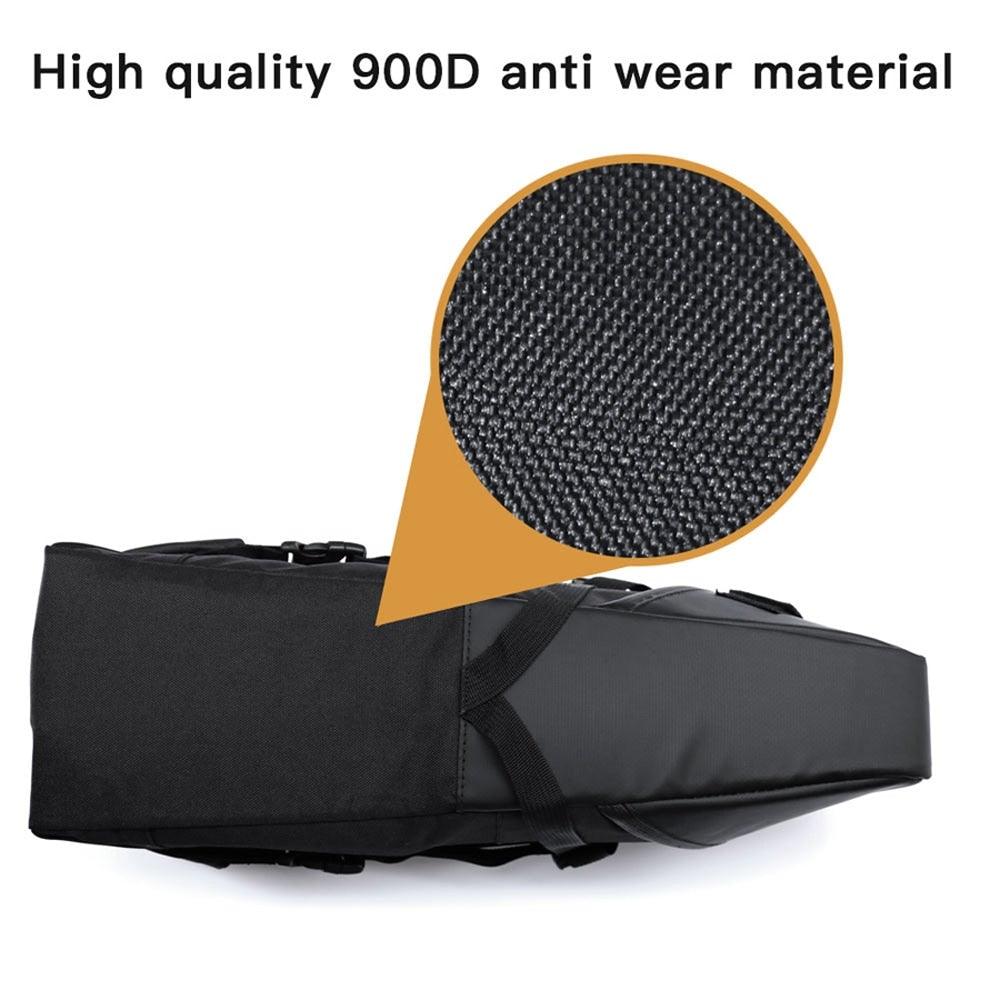 Bike Bag Waterproof Large Capacity Bicycle Bag Cycling Foldable Road Trunk Bike Packing Large Bike Bags Waterproof Bike Bag Under Seat Roll Up Cycling Rear Tail Pack Black 13L Stevvex