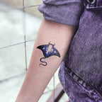 Elegant Waterproof Tattoo Sticker Sun Moon Fake Tatto Fashion Moon Temporary Fun Sun Wave Magic Tatoos For Womens Mens Stevvex