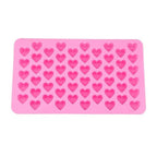 Mini Heart Mold Silicone Ice Chocolate Fondant Mould 3D Pastry Jelly Cookies Baking Cake Decoration Tools 5 Colors Silicone Mold Mini Heart Shape Silicone Ice Cube Molds Trays Chocolate Cute Pink Mold Stevvex