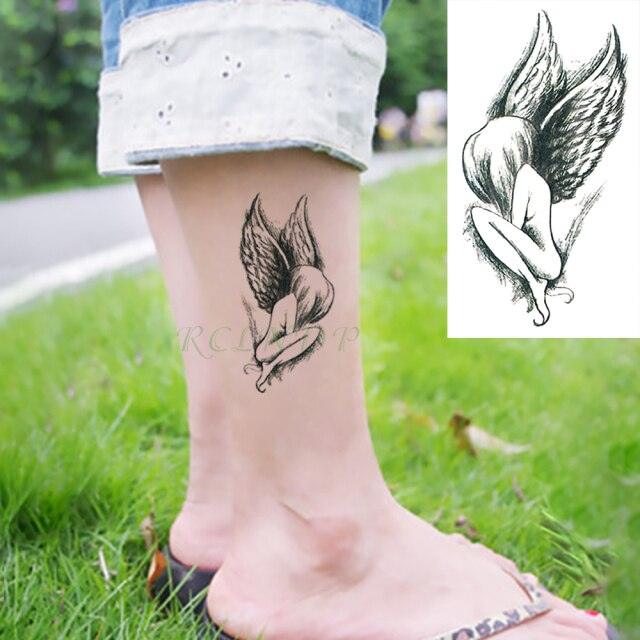 Elegant Waterproof Temporary Tattoo Sticker Cat Fox Flash Tatoo Neck Hand Modern Tattoo Stickers Butterflies Cats For Womens Stevvex