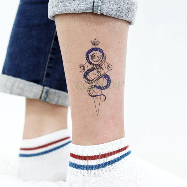 Elegant Waterproof Temporary Tattoo Sticker Cat Fox Flash Tatoo Neck Hand Modern Tattoo Stickers Butterflies Cats For Womens Stevvex