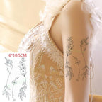 Elegant Waterproof Temporary Tattoo Sticker Cat Fox Flash Tatoo Neck Hand Modern Tattoo Stickers Butterflies Cats For Womens Stevvex