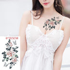 Elegant Waterproof Temporary Tattoo Sticker Cat Fox Flash Tatoo Neck Hand Modern Tattoo Stickers Butterflies Cats For Womens Stevvex