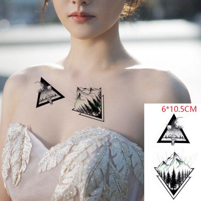 Elegant Waterproof Temporary Tattoo Sticker Cat Fox Flash Tatoo Neck Hand Modern Tattoo Stickers Butterflies Cats For Womens Stevvex