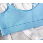 Swimwear Women Swimsuit Push Up Bikinis Fashion Women's Solid Color Bikini Pad Swimwear Swimsuit Beachwear Set Triangle Bikini Bathing Suits Stevvex