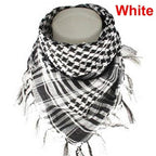 Winter Warm Unisex Fashion Lightweight Military Men Scarves Arab Tactical Desert Army Keffiyeh Scarf Military Scarves Shemagh Palestine Islamic Multifunction Tactical cotton head Scarf square Arabic Keffiyeh Wrap Bandana Women Men Stevvex