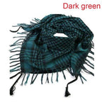 Winter Warm Unisex Fashion Lightweight Military Men Scarves Arab Tactical Desert Army Keffiyeh Scarf Military Scarves Shemagh Palestine Islamic Multifunction Tactical cotton head Scarf square Arabic Keffiyeh Wrap Bandana Women Men Stevvex