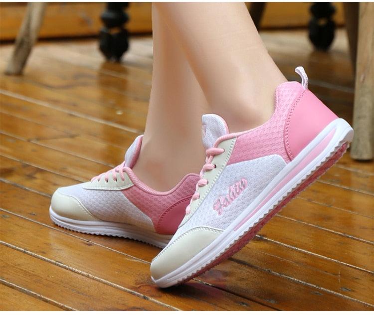 New Womans Purple Casual Sneakers Breathable Women Shoes Mesh Women Chunky Sneakers Walking Running Tennis Gym Shoes For Women Non Slip Sneakers Stevvex