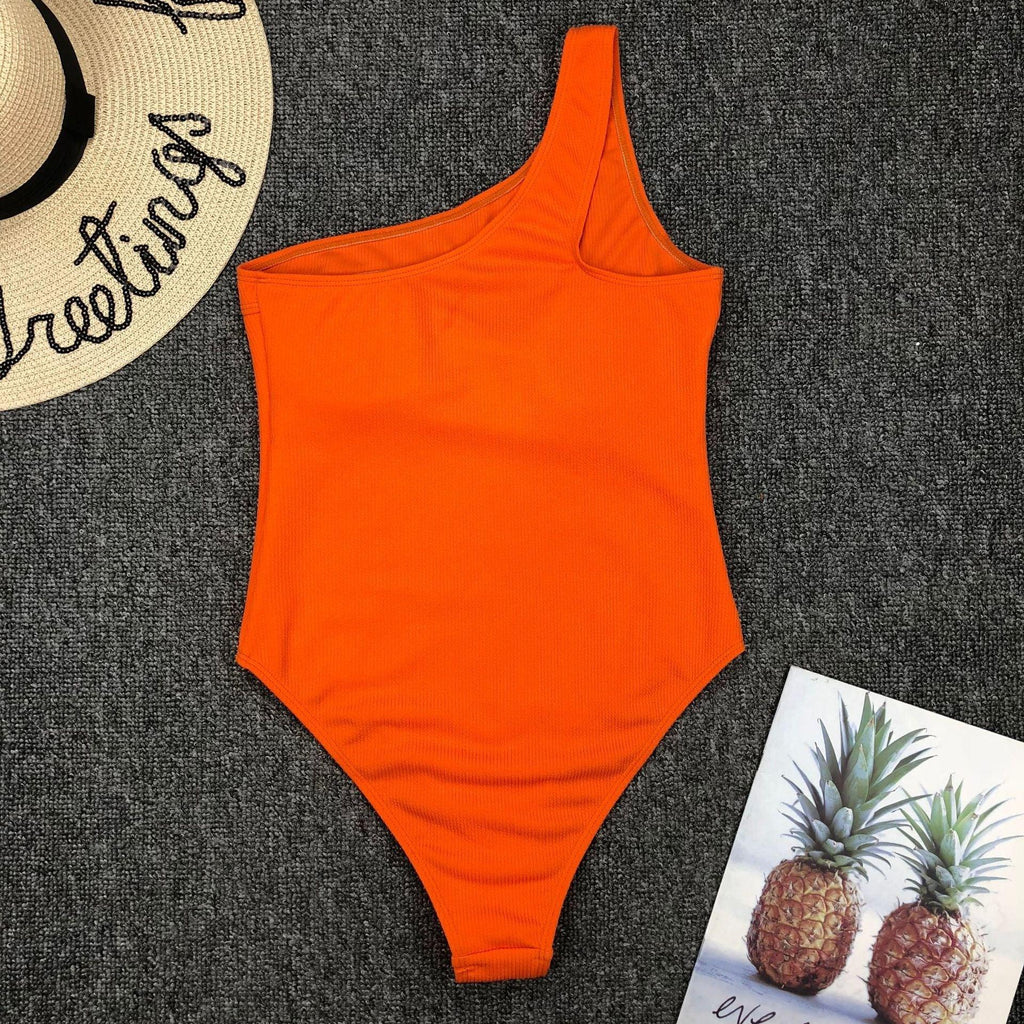 Luxury Black Female Swimsuit Vintage One Piece Ruffled Push Up Tummy Control Swimwear Halter One Piece Slimming Retro Swimsuit Women's Plus Size Push Up Bathing Suit Solid Red Swimwear Women Padded Bathing Suits Stevvex
