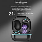 Sports Black Headphones Wireless Wearable Music Player Built-in Memory Sweatproof  WaterproofWireless Bluetooth Headphones 5.1 Gaming Headset In Ear HiFi Sports Noise Cancel Earphone For Smartphones LED Display For Sports Running Workout Stevvex