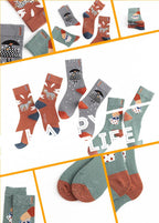 Unisex Painting Style Crew Socks Women Streetwear Skateboard Sport Cycling Designer Socks For Men And Women