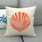Pillowcase Sofa Cushion Cover Decoration Linen Pillow Case Higher Quality Marine Sea Life Pillow Covers Cases Super Soft Square Cushion Decorative Pillow Pattern Sofa Pillow Cover Couch Pillow 45x45CM Stevvex