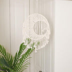 Handmade Wall Art Home Wall Decor Woven Hanging Tapestry Tassel Wind Chimes Wall Hanging Ornaments  Hand Macrame Wall  For Wall Wedding Living Room Gallery Patio Apartment Yard Decor Stevvex