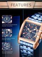 New Business Men's Watches Analog Waterproof Luminous Quartz Men Stylish Wrist Watch Stevvex