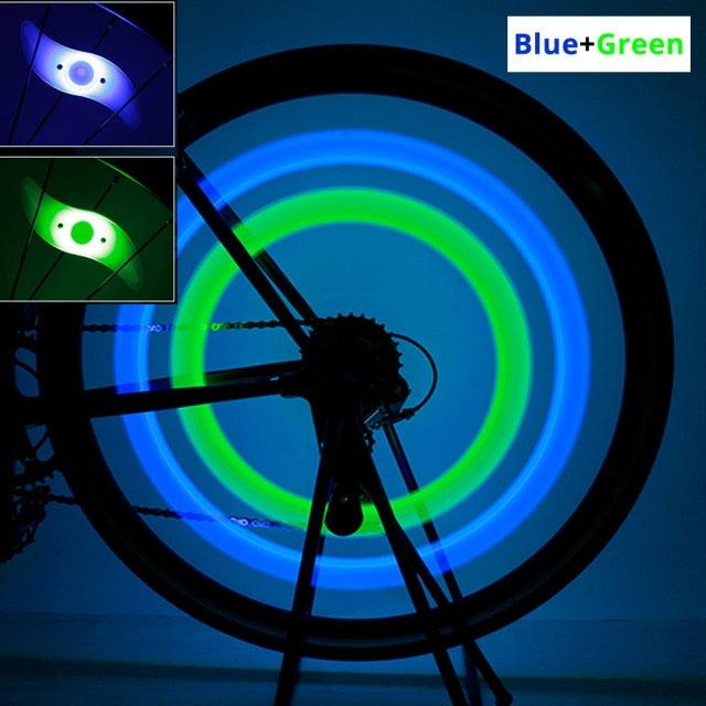 Waterproof Bicycle Spoke Light 3 Lighting Mode LED Bike Wheel Warning Light Colorful LED Bike Wheel Light Waterproof Easy Install Bicycles Wheel Spoke LED Lights With 3 Modes For Bicycle Present For Kids Teens Boys Girls Men Women Stevvex