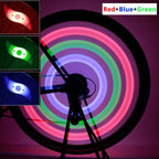 Waterproof Bicycle Spoke Light 3 Lighting Mode LED Bike Wheel Warning Light Colorful LED Bike Wheel Light Waterproof Easy Install Bicycles Wheel Spoke LED Lights With 3 Modes For Bicycle Present For Kids Teens Boys Girls Men Women Stevvex