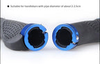Bicycle Handlebar Cover Bike Grips Bicycle Mountain Grips Aluminum Anti-Slip Handle Bike Double Aluminum Clamp Lock On Grips For Mountain Bike Handle Bar Ends Bike Grips Comfort Ergo Handlebar Grip Designed For Cycling Stevvex