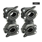 Bicycle Light Bracket Bike Lamp Holder LED Headlight Pump Stand Quick Release Mount 360 Degree Rotatable Universal Flashlight Mount Holder Mount Bicycle Mounting Bracket Flashlight Holder