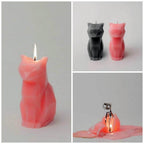 Black Cat Candle Cat Skeleton Candle Unveil Skeleton When Burning Cool And Unique Gifts For Animal Lovers Cat Gifts Cat Lovers Gift Pet Candle Handmade Candle Craft Candle With skeleton Christmas New Year Decoration Gift Stevvex