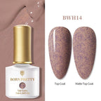2021 New Womens Colorful Nail Gel Polish Modern Glitter Pink Purple UV Diamond Stylish Design Nail Colors Gel