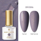 2021 New Womens Colorful Nail Gel Polish Modern Glitter Pink Purple UV Diamond Stylish Design Nail Colors Gel