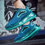 Elegant Mens Running Sport Air Cushion Outdoor Training Sneakers High Heels Design Breathable Mesh Athletic Luxury Design Non Slip Tennis Sport Athletic Walking Sneakers Stevvex