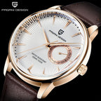 New Simple Luxury Mens Quartz Watch Casual Leather Strap Design Waterproof Comfortable Wrist Watch For Men Stevvex