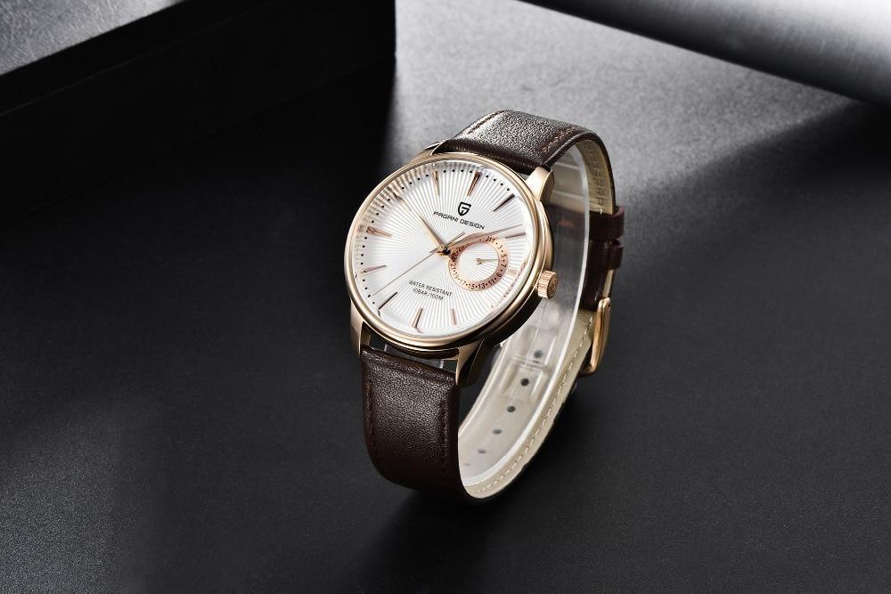New Simple Luxury Mens Quartz Watch Casual Leather Strap Design Waterproof Comfortable Wrist Watch For Men Stevvex