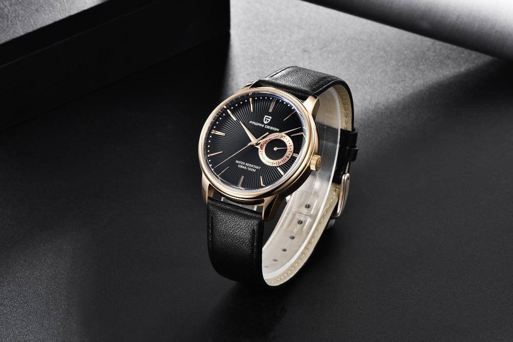 New Simple Luxury Mens Quartz Watch Casual Leather Strap Design Waterproof Comfortable Wrist Watch For Men Stevvex