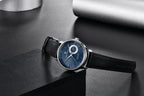 New Simple Luxury Mens Quartz Watch Casual Leather Strap Design Waterproof Comfortable Wrist Watch For Men Stevvex