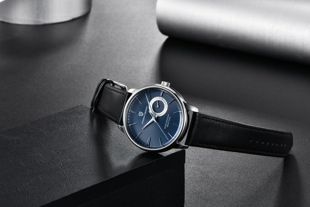 New Simple Luxury Mens Quartz Watch Casual Leather Strap Design Waterproof Comfortable Wrist Watch For Men Stevvex