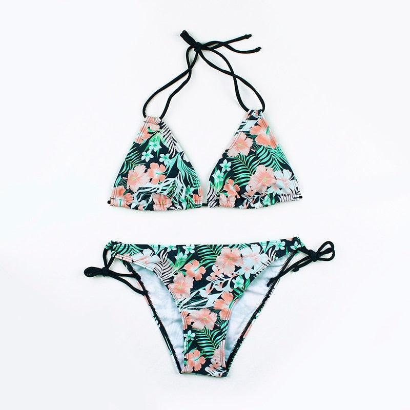 Swimwear Woman Swimsuit  Bikini New Push Up Bikini Set Bathing Suit Women's Bikini Swimsuits Floral Printed Bathing Suits For Women 2 Piece Bikini  Women  Floral Print Beachwear Two Piece Suit Stevvex