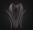 Leather Bike Saddle Road Bike Front Seat Cycling Saddles For Mens Breathable Hollow Cushion Bicycle Saddle Comfort Bike Saddle Ergonomic Waterproof Bicycle Seat For Road Bike Mountain Bike Seats Stevvex