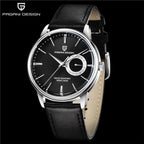 New Simple Luxury Mens Quartz Watch Casual Leather Strap Design Waterproof Comfortable Wrist Watch For Men Stevvex