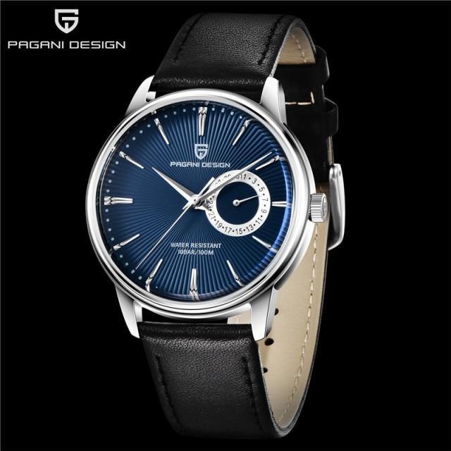 New Simple Luxury Mens Quartz Watch Casual Leather Strap Design Waterproof Comfortable Wrist Watch For Men Stevvex