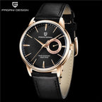 New Simple Luxury Mens Quartz Watch Casual Leather Strap Design Waterproof Comfortable Wrist Watch For Men Stevvex
