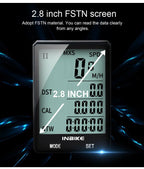 Waterproof Bicycle Computer Wireless And Wired MTB Bike Cycling Odometer Stopwatch Speedometer LED Digital Bicycles Computer Odometer Speedometer Max Distance Time For Trainer Stevvex