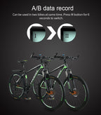 Waterproof Bicycle Computer Wireless And Wired MTB Bike Cycling Odometer Stopwatch Speedometer LED Digital Bicycles Computer Odometer Speedometer Max Distance Time For Trainer Stevvex