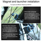 Waterproof Bicycle Computer Wireless And Wired MTB Bike Cycling Odometer Stopwatch Speedometer LED Digital Bicycles Computer Odometer Speedometer Max Distance Time For Trainer Stevvex