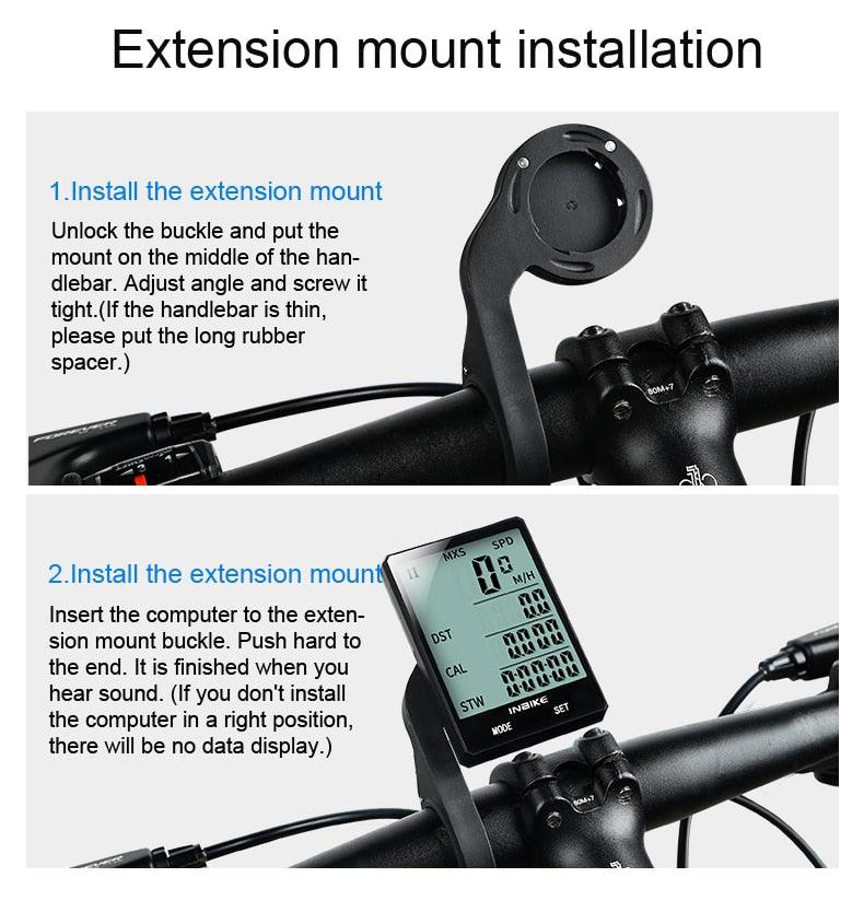 Waterproof Bicycle Computer Wireless And Wired MTB Bike Cycling Odometer Stopwatch Speedometer LED Digital Bicycles Computer Odometer Speedometer Max Distance Time For Trainer Stevvex