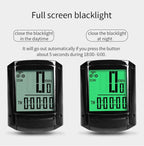 Waterproof Bicycle Computer Wireless And Wired MTB Bike Cycling Odometer Stopwatch Speedometer LED Digital Bicycles Computer Odometer Speedometer Max Distance Time For Trainer Stevvex